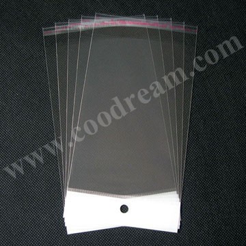 opp clear plastic bag, transparent cellophane bags with self adhesive strips