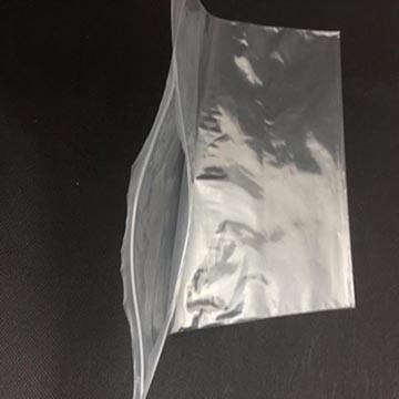 Custom logo printed transparent clear resealable plastic ziplock bag